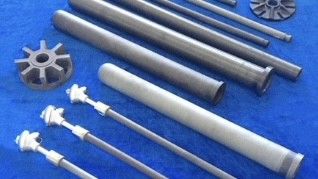 Si3n4 Silikonnitrid-keramische integrierte Heizschutzröhre in der Aluminiumindustrie